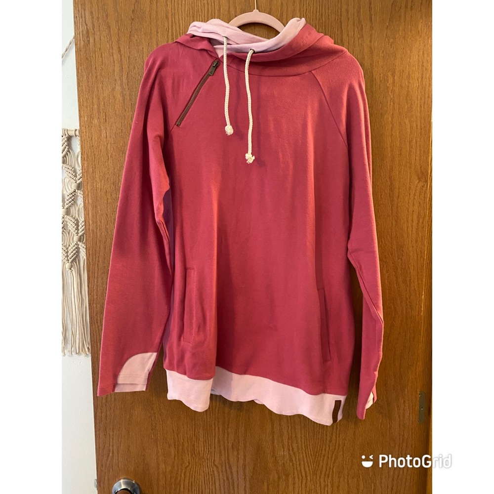 Blue Layne Boutique double hooded sweatshirt